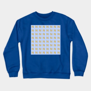 Simple N Pattern Crewneck Sweatshirt